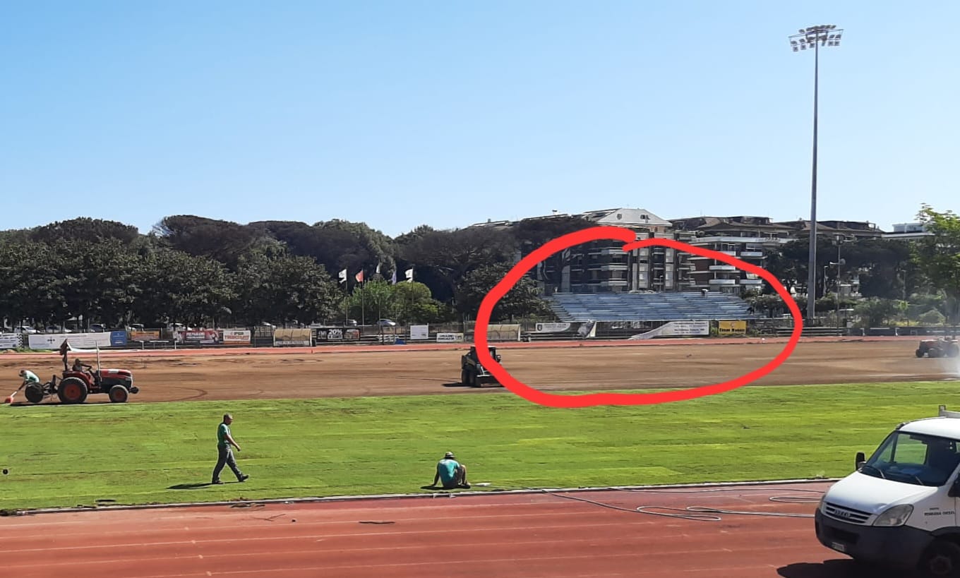 Lavori a passo spedito allo stadio Giannattasio ma non é certa la prima in casa dell'Ostiamare (VIDEO) 1 Lavori a passo spedito allo stadio Giannattasio ma non é certa la prima in casa dell'Ostiamare (VIDEO) 1