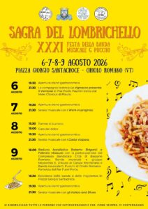 Sagre vicino Roma e nel Lazio dal 7 al 9 agosto: gnoccarelli, pappardelle, pizze fritte, lombrichelli e petacce 5 Sagre vicino Roma e nel Lazio dal 7 al 9 agosto: gnoccarelli, pappardelle, pizze fritte, lombrichelli e petacce 3