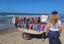 Oltre seimila articoli non a norma, abbigliamento, giocattoli e cibo sequestrati lungo il litorale di Ardea grazie al progetto Spiagge Sicure
