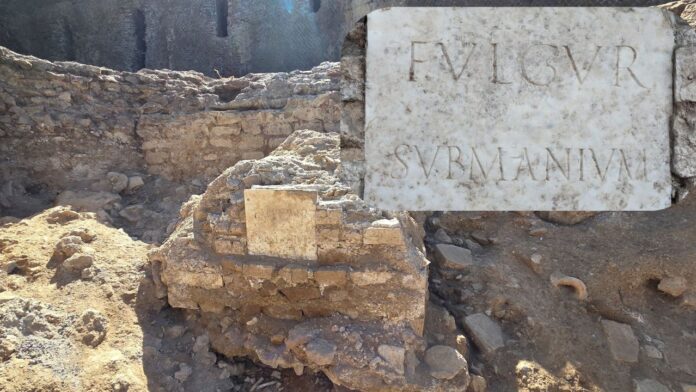 Villa Adriana, scoperta eccezionale: riaffiora il fulmine sacro attribuito al dio Summano