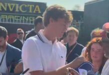 Gp Monza, ecco Sinner: l’arrivo da superstar nel paddock F1