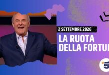 La ruota della fortuan 2 settembre 2026 Canale 10