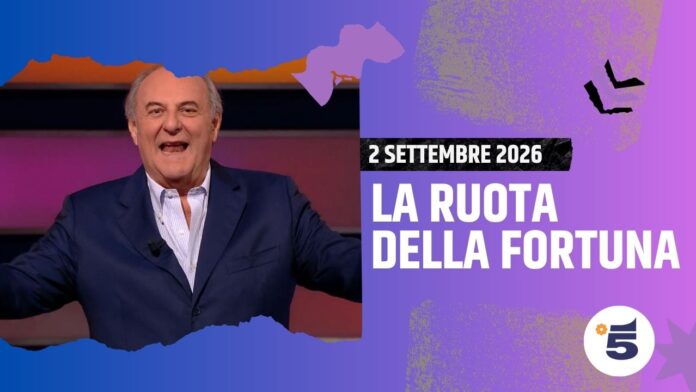 La ruota della fortuan 2 settembre 2026 Canale 10