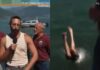 Mario Acampa, inviato di Camper, si spoglia e si getta nel lago in diretta tv: “Grazie a tutti”