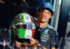 “Pizza, caffè e… Nazionale di calcio”: Antonelli e il casco speciale per Monza (ispirato a Valentino Rossi)
