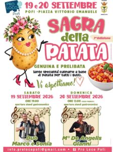 Sagre a Roma e nel Lazio dal 18 al 20 settembre 2026: vie del gusto, funghi porcini, patate e pizzarelle 4