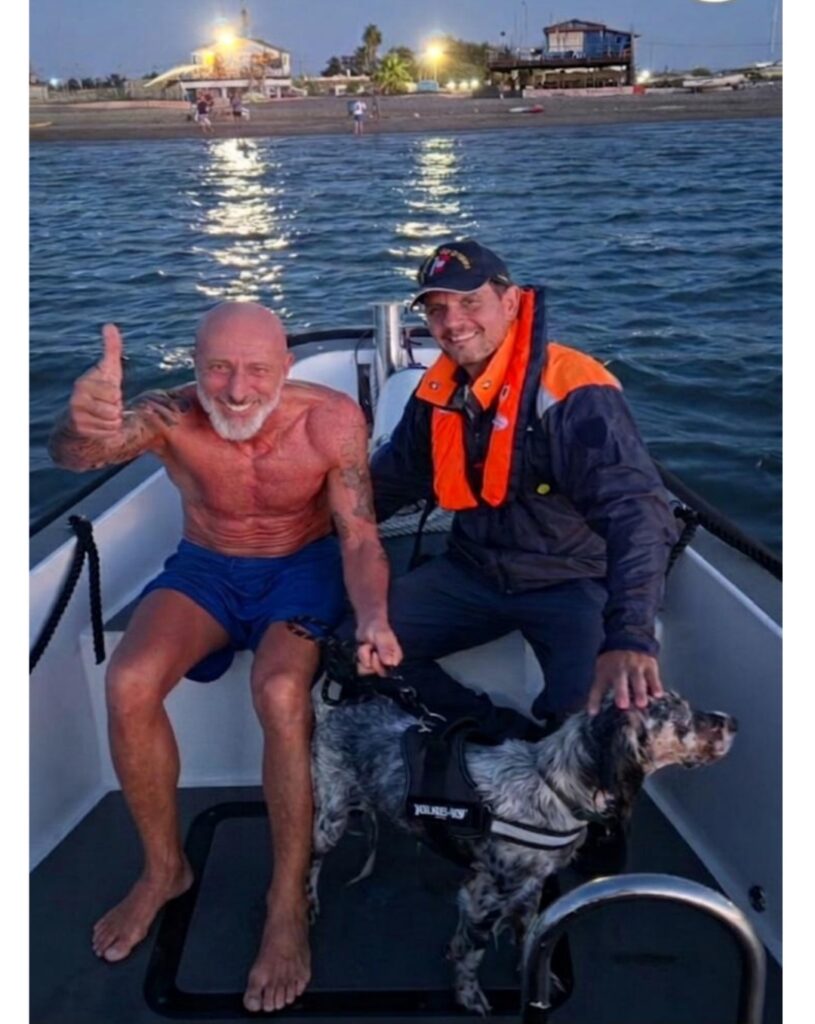 Storia di Perla, il setter inglese trascinato al largo dal mare mosso 1