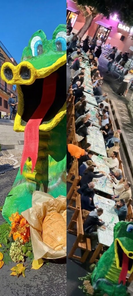 A Rocca Santo Stefano torna la «Cena del Serpentone»: sapori della tradizione e una maxi tavolata in piazza 1