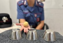Sorpresi mentre raggiravano turisti e passanti con il gioco delle tre campanelle e ruoli organizzati tra croupier, finti scommettitori e vedette: per i quattro indagati sono scattati denunce, sequestri di denaro e Daspo urbano
