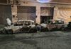 Auto in fiamme Colli Albani