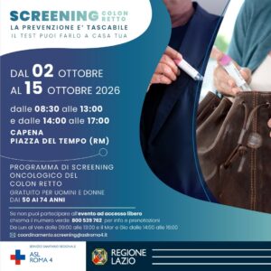 Prevenzione tumori, esami gratis della Asl Roma 4: come partecipare, quando e dove 1