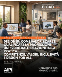 B-CAD Roma 2026, designer e nuova norma UNI 12001: alla Nuvola il futuro della professione 1