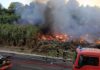 Incendio in via Isacco Newton, avvertite anche due esplosioni