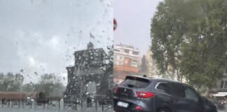 Pioggia e forti raffiche di vento mettono a dura prova la Capitale: pattuglie impegnate in decine di operazioni tra traffico deviato e verifiche nei quadranti più critici