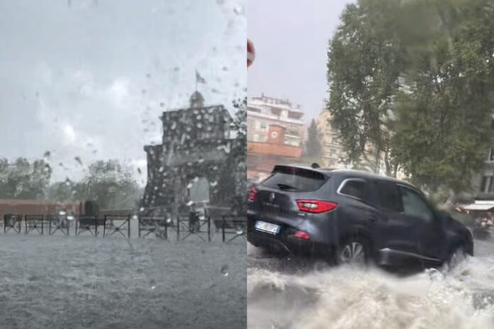maltempo_roma_ Pioggia e forti raffiche di vento mettono a dura prova la Capitale: pattuglie impegnate in decine di operazioni tra traffico deviato e verifiche nei quadranti più critici