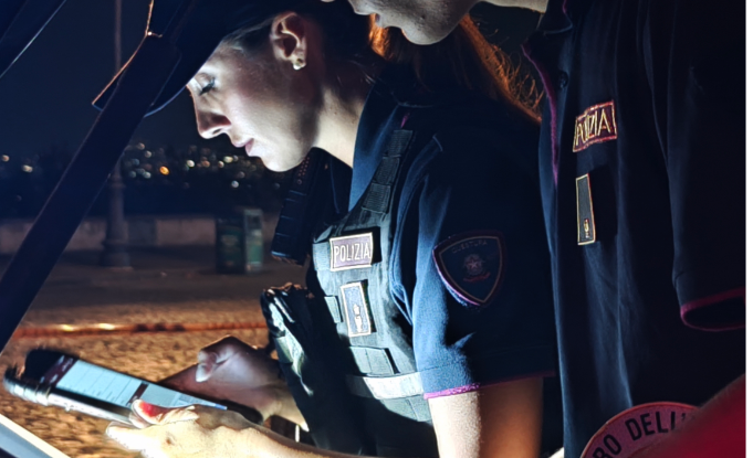 polizia a trastevere