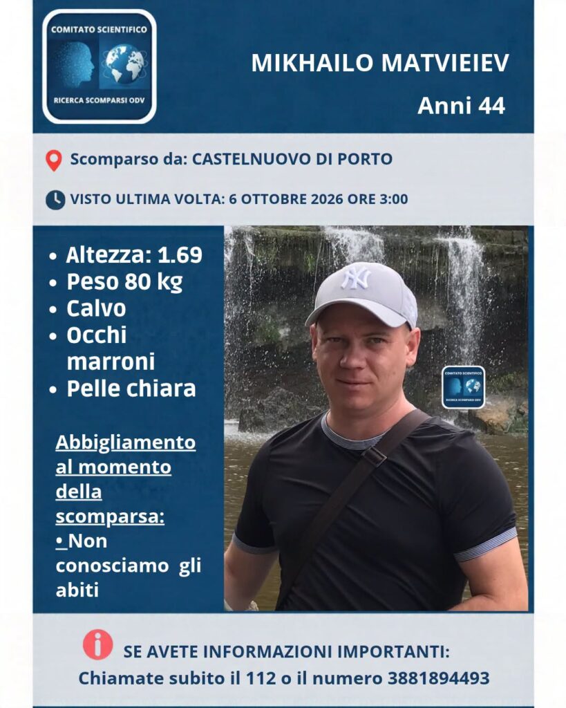 Mikhailo scomparso tra Roma e Castelnuovo: «Mi sono perso». In volo gli elicotteri 1 Mikhailo scomparso tra Roma e Castelnuovo: «Mi sono perso». In volo gli elicotteri 1