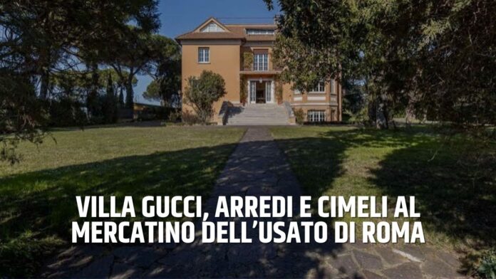 Cimeli Villa Gucci in vendita al mercatino dell'usato - Canale 10