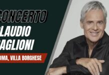 Concerto Claudio Baglioni Roma 24 ottobre 2026 - Canale 10