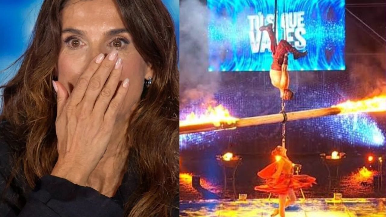 Incidente a Tu si que vales, Tulga cade sulla trave infuocata: come sta l’artista 1 Elisabetta Canalis, incidente Tu si que vales - Canale 10