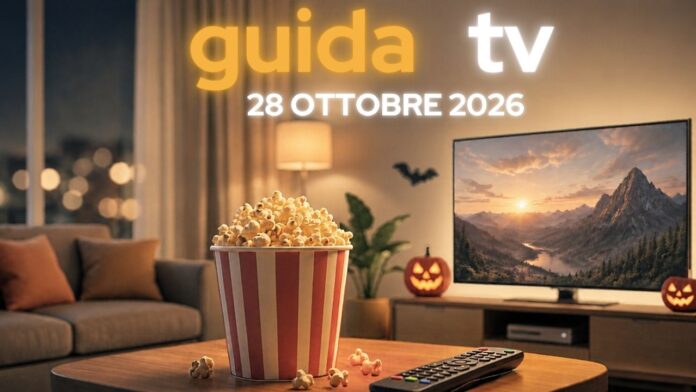 Guida tv 28 ottobre 2026, cosa vedere stasera: programmi in chiaro e su Sky