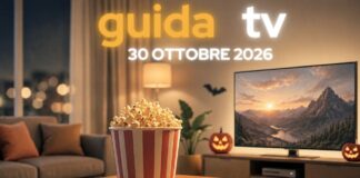 Guida tv 30 ottobre 2026, cosa vedere stasera: programmi in chiaro e su Sky