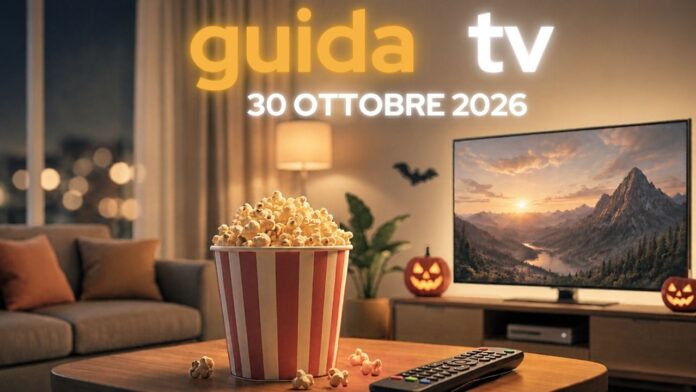Guida tv 30 ottobre Guida tv 30 ottobre 2026, cosa vedere stasera: programmi in chiaro e su Sky
