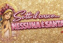 Sotto il casco nessuna è Santa