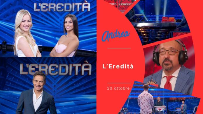 L'Eredità 20 ottobre 2026, Andrea campione va alla Ghigliottina: quanto ha vinto ieri