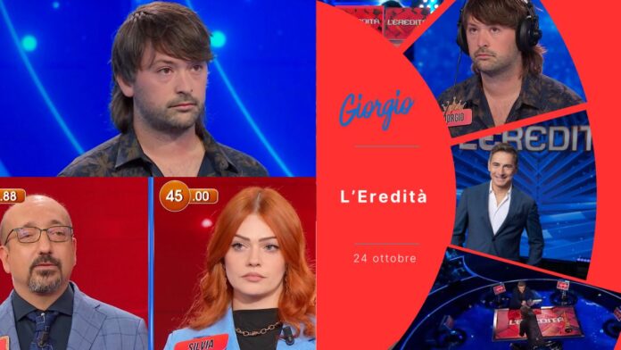 L'Eredità 24 ottobre 2026, Giorgio va alla Ghigliottina: quanto ha vinto. E Andrea?