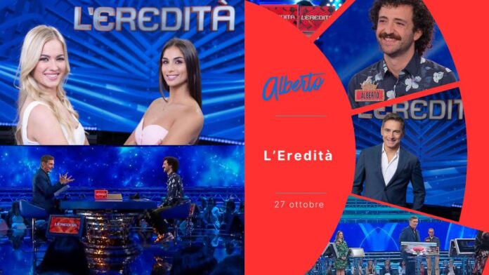 L'Eredità 27 ottobre 2026, Alberto tenta il bis alla Ghigliottina: parola vincente e montepremi