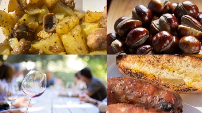 Sagre a Roma e nel Lazio dal 16 al 18 ottobre 2026: castagne, tartufi, pappardelle, bufalette e rusticotti