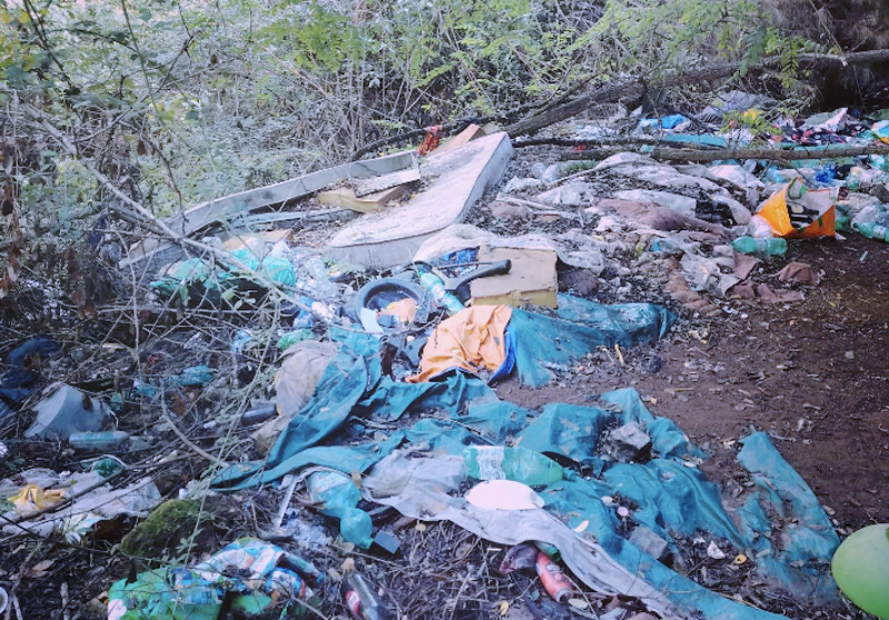 Emergenza al Parco delle Tre Fontane: discariche e tendopoli con decine di persone minacciano la sicurezza (FOTO) 1
