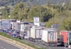incidente A1, A1 Roma-Firenze, traffico bloccato A1, tre camion, Ponzano Romano-Soratte, diramazione Roma Nord, code A1 direzione Firenze, uscita Roma Nord, Grande raccordo anulare, viabilità Lazio
