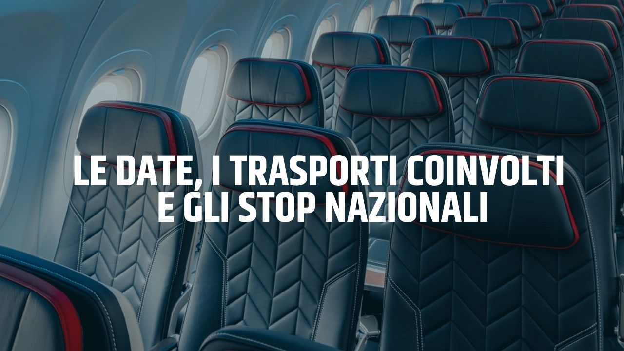 Voli e treni a rischio a novembre 2026 - Canale 10