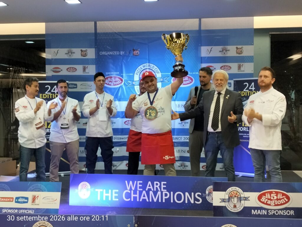 Il campione del mondo di pizza napoletana è di Anzio: il titolo va a Ernesto Parziale 1