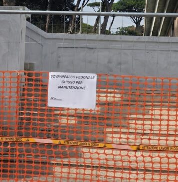 Cavalcavia pedonale stazione di Anzio chiuso da oggi: ecco cosa succede alla passerella