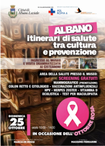 Albano Laziale tra cultura e prevenzione della salute: un ottobre rosa dedicato al benessere e alla storia 1
