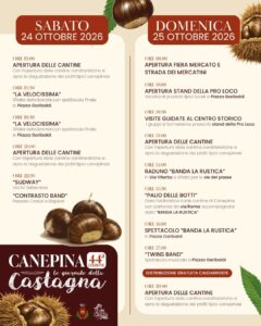 Sagre a Roma e nel Lazio dal 23 al 25 ottobre 2026: dal fallone al pizzocchio, passando per zazzicchie e castagne 4