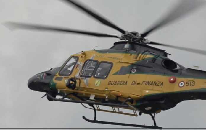 Elicottero della Guardia di Finanza