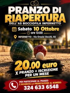 Al via il rilancio dello storico circolo bocciofilo dell'Infernetto: come partecipare e quando è aperto 2