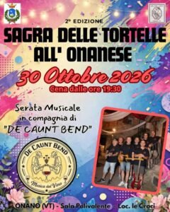 Sagre a Roma e nel Lazio dal 30 ottobre al 1° novembre 2026: sapori d'autunno tra castagne, tortelle e polenta 3