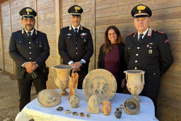 reperti etruschi Sequestrati a Cerveteri e assegnati al Ministero della Cultura: oltre cinquanta reperti etruschi saranno esposti nel museo cittadino